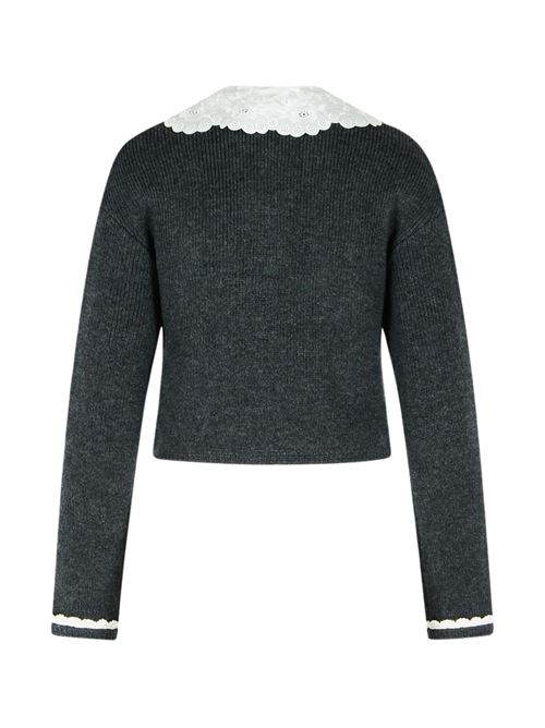 Cropped cardigan SELF PORTRAIT | RS26121CBGREY